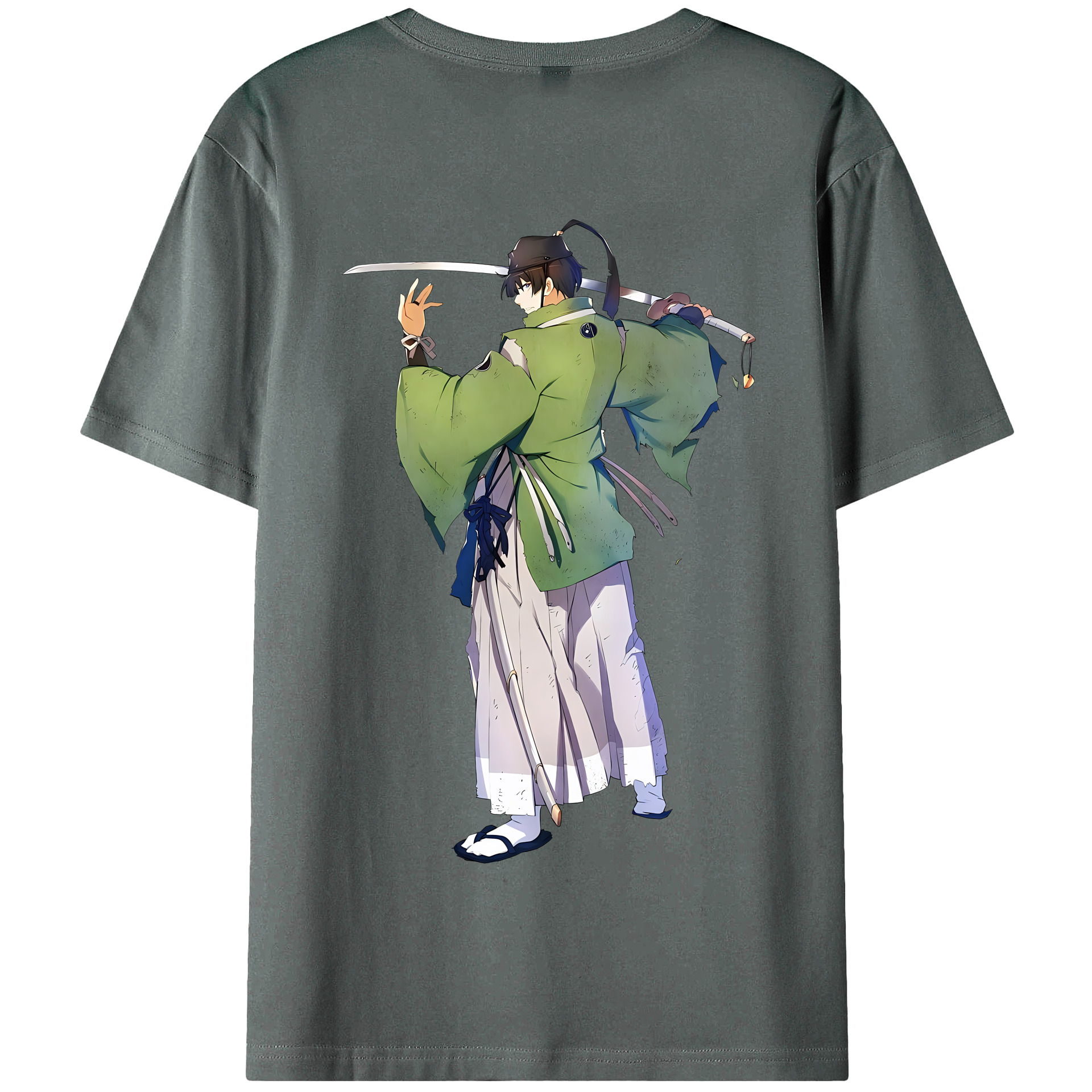 （画像用） 刀剣乱舞 Touken Ranbu 綿100％半袖Tシャツ（背面プリント）
